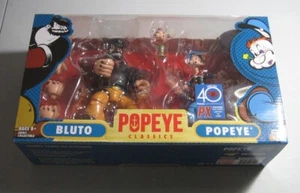 BLUTO vs POPEYE Classics Boss Fight Studio Battle Damage Deco MISB - Picture 1 of 2