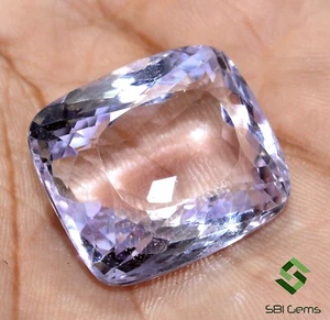 Certified Natural Pink Amethyst Cushion Cut 24x21 mm 50.02 Cts Loose Gemstone - Picture 1 of 7