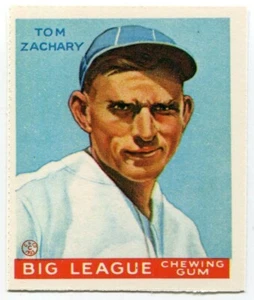 Dover reprint - 1933 Goudey #91 Tom Zachary Boston Braves - Picture 1 of 2