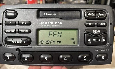 Ford 5000 RDS EON CD Changer Compatible Autoradio 96AP-18K876-CC + Code Geprüft - Bild 1 von 4
