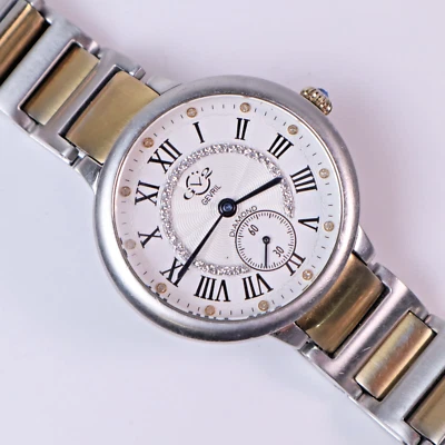 Women's Swiss Watch Luxury Gevril Gv2 Rome Diamond Dial - image 1 of 4