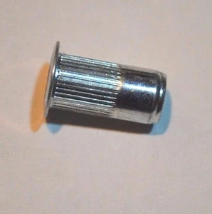 #8 and #10 Mix Rivet Nut, nutsert, open end, blind nut, chrome plated, Qty 100 - Picture 1 of 2