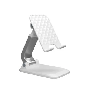 Foldable Cell Phone Tablet Desk Stand Holder Mount Cradle Adjustable - Picture 1 of 11