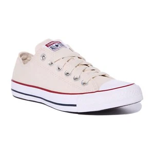 Converse 159485C CtAs Ox Unisex Low Top Canvas Turnschuhe in beige Größe UK 3 - 12 - Bild 1 von 7