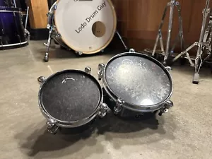 6" and 8" LP Latin Percussion Mini Timbale Drums NICE timbales #KT3 - Picture 1 of 11