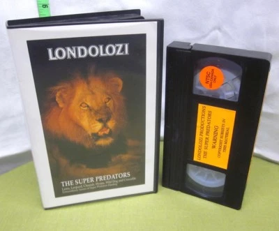 SUPER PREDATORS documentary 1994 Londolozi Private Game Reserve VHS - Image 1 of 2