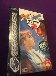 Street Fighter Alpha 2 Sega Saturn case and manual - Picture 1 of 3