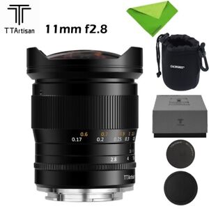 TTArtisan 11mm F2.8 Full Frame Fisheye Lens for Sony E Nikon Z F Canon Fuji GFX