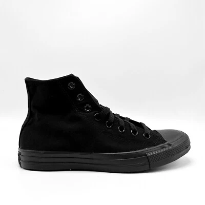 *NUEVO* Unisex CONVERSE Chuck Taylor ALL STAR HIGH TOP MONOCROMO NEGRO (M3310) 👍 Foto 1 de 4