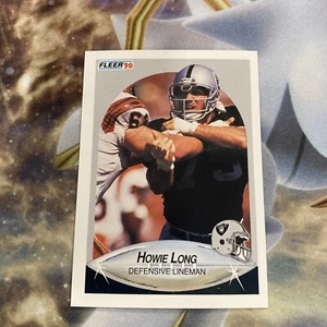 1990 Fleer #257 Howie Long, Los Angeles Raiders NM - Bild 1 von 2