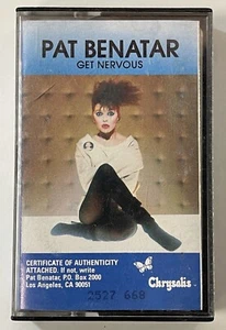 PAT BENATAR Get Nervous (1982 Chrysalis Records) Cassette Tape - Picture 1 of 3