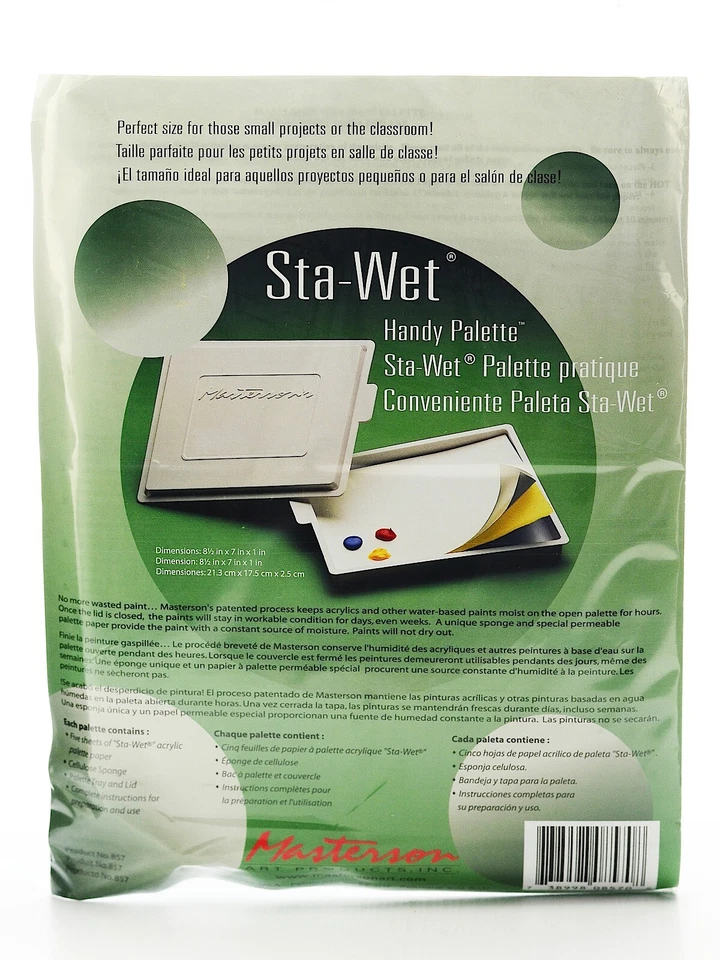 Masterson Sta-Wet Handy Palette