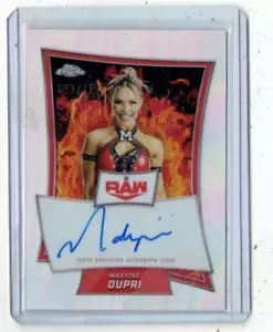 Maxxine Dupri 2025 Topps Chrome Auto/Autograph Card - Bild 1 von 1