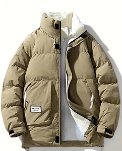 Men's Waterproof Rain Jacket Hooded Outdoor Hiking Windbreaker Jacket BIG 4XL - Picture 1 of 5