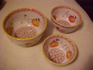 Cuencos mezcladores para anidar calabaza Temptations 0,5 cuartos, 1 qt, 2 cuartos - Imagen 1 de 5