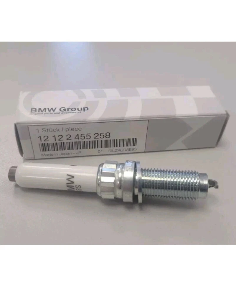 Genuine BMW Spark Plug 1 2 3 4 5 6 7 8 Series X1 X3 X4 X5 X6 X7 Z4 - 12122455258 - Image 1 of 1