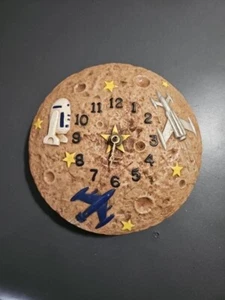 Star Wars 1979 Vintage Hand Painted Clock Great Plains Mold Co. "Read" - Picture 1 of 5