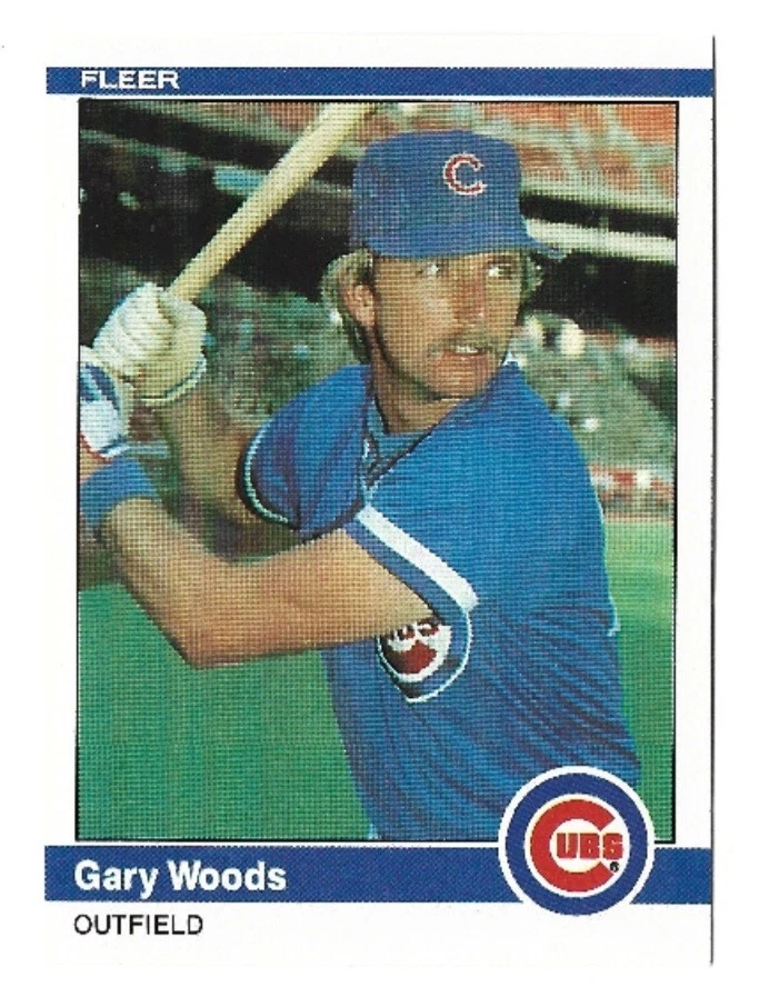1984 FLEER GARY WOODS CHICAGO CUBS #507 - Image 1 of 1