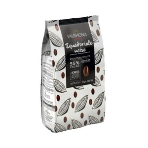 Cioccolato Fondente Equatoriale Noire 55% Valrhona Busta Da 3 Kg - Photo 1/9
