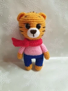 Amigurumi Toy Tiger For kids Handmade Crochet Soft Beautiful Baby Toy Kids Gift - Picture 1 of 2