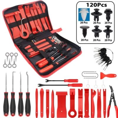 Car Trim Removal Stereo Hand-held Disassembly Panel Pry Automotive Fasteners Kit - Image 1 of 4