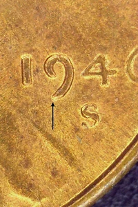1946 S DDO-004 LINCOLN WHEAT CENT - TONED BU RED - FREE SHIPPING! - Picture 1 of 6