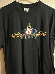 Kyle Petty-45-tshirt-black-L-Georgia Pacific - Picture 1 of 6