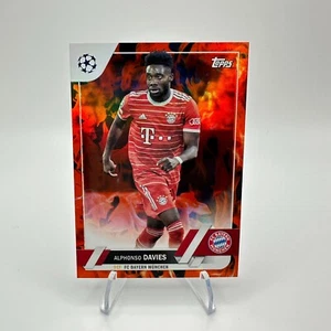 2022-2023 Topps UEFA Club Competitions Inferno Foil #162 Alphonso Davies - Picture 1 of 2