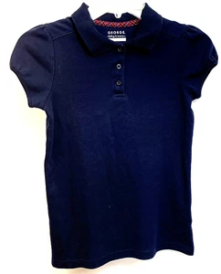 George Girls School Uniforms Short Sleeve Polo Shirt L/G 10-12/Navy blue - Picture 1 of 5