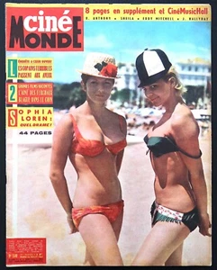 Cinemonde 1963 Francoise Abidjan Beatrice Cenci Sophia Loren Helen Shapiro - Imagen 1 de 19