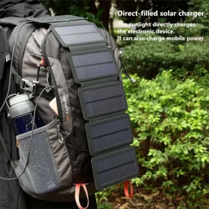 Outdoor Multifunctional Portable Solar Charging Panel Foldable 5V 1A USB Output - Picture 1 of 11