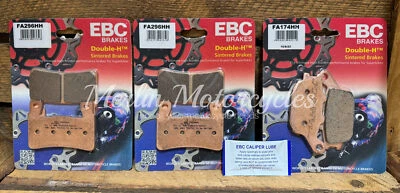 CONJUNTO COMPLETO DE PASTILHAS DE FREIO SINTERIZADAS HONDA CBR600RR 2003-2004 EBC - DIA SEGUINTE - Imagem 1 de 4