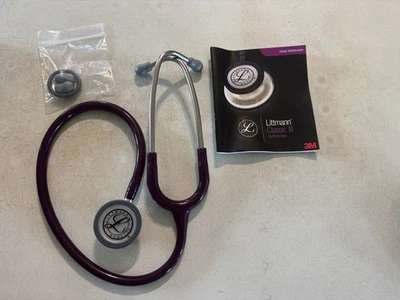 3M Littmann Classic III Monitoring Stethoscope, Plum, 5831 - Image 1 of 4