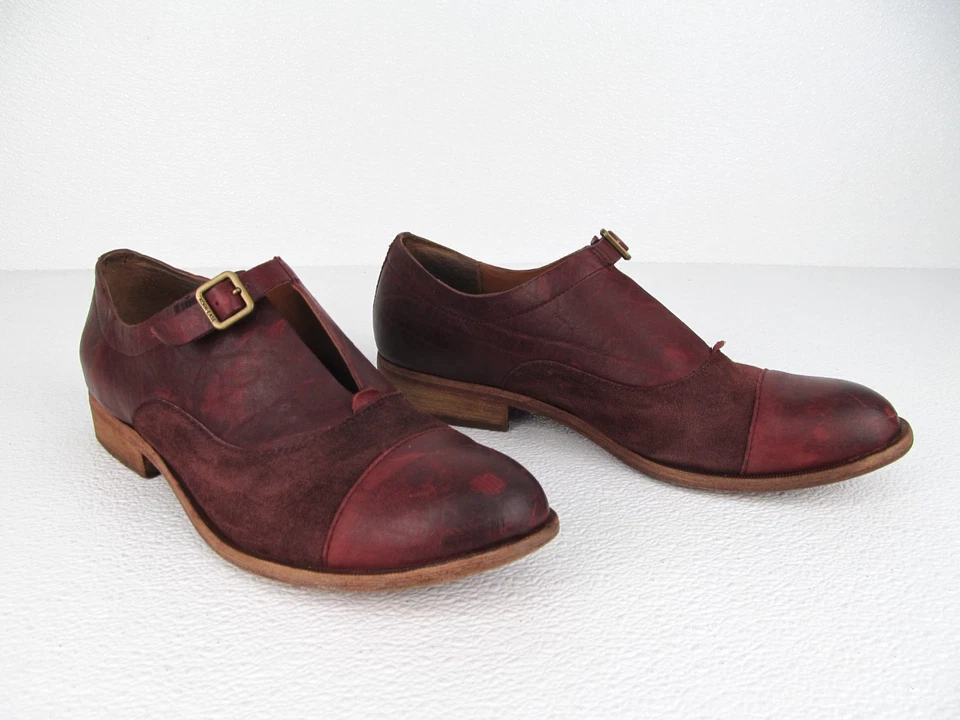 Kork-Ease Niseda Oxfords Burgundy Leather Women's Size 10 M - Image 1 of 4