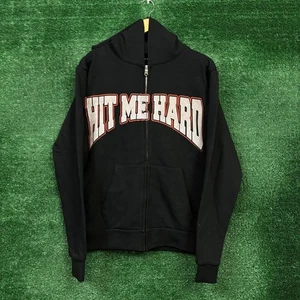 Billie Eilish Hit Me Hard and Soft The Tour Oversized Zip-Up Hoodie Size Small - Picture 1 of 4