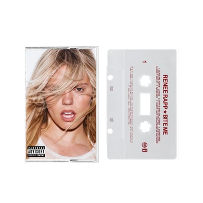 Reneé Rapp: Bite Me Cassette - Limited Edition White Shell Cassette Tape Album - Image 1 of 3