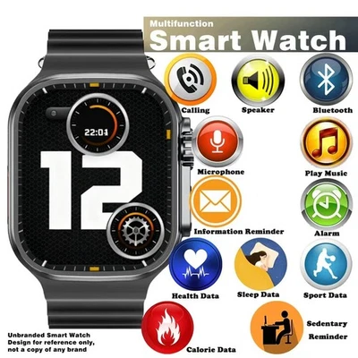 Smart Watch Heart Rate Blood Pressure Fitness Tracker for Men Women Android IOS - Image 1 of 4
