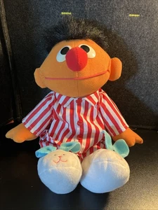 1996 Vtg Tyco Sleep And Snore Ernie Talking & Singing Sesame Street Plush Works! - Picture 1 of 8