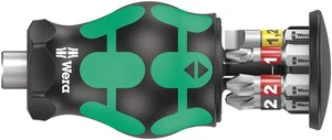 WERA Stubby Type Bit Set Driver with 6 Built-in Bits 008874 - Picture 1 of 7