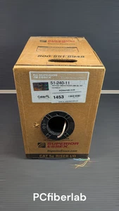 Superior Essex CAT 5E 4P/24AWG CMX Outdoor CMR-BE 350Mhz Beige - 900 FT - Picture 1 of 3