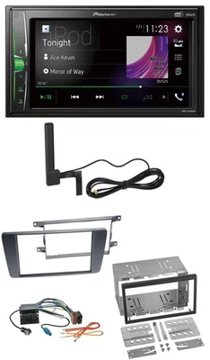Pioneer MP3 DAB AUX 2DIN Bluetooth Autoradio für Skoda Octavia 04-13 Scout 06-12 - Bild 1 von 4
