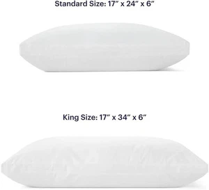 Purple Cloud Pillow - King Size, Hypoallergenic Gel Fiber Fill for Plush, Cloud - Picture 1 of 8