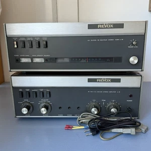 Revox A76 Tuner + Revox A78 Amplificatore Stereo Revisionati Hi-Fi Vintage - Foto 1 di 14