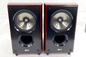 Par Sistema de Altavoces KEF XQ10 Caoba Funcionamiento Confirmado Desde Japón - Imagen 1 de 8