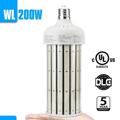 200W LED Corn Light Bulb Replace1000W Metal Halide Warehouse High Bay Lights DLC - Image 1 of 4