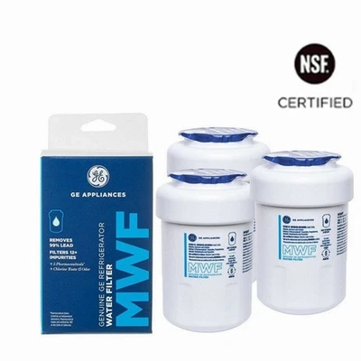 Pack of 3 GE MWF brand new packaging sealed GWF 46-9991refrigerator water filter - Image 1 of 4