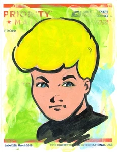 Jonny Quest graffiti slap label 228 comics art - Picture 1 of 1