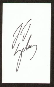 J.J. Yeley JJ autographed signed 3x5 index card NASCAR - Picture 1 of 1