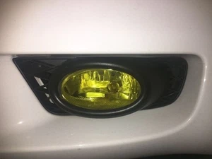 PreCut Vinyl Tint YELLOW Overlays for 2009-2011 Civic Fog light - Bild 1 von 1