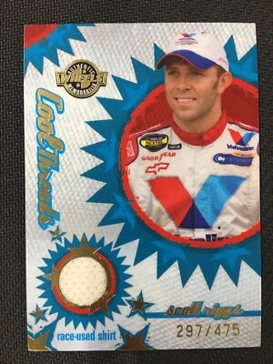 2005 Wheels American Thunder Scott Riggs Cool Threads Race-Used Shirt Relic /475 - Image 1 of 2
